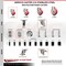Service Caster 3 Inch 316SS Red Polyurethane Swivel Top Plate Caster Set Total Lock Brake SCC SCC-SS316TTL20S314-PPUB-RED-4 - alternate 1